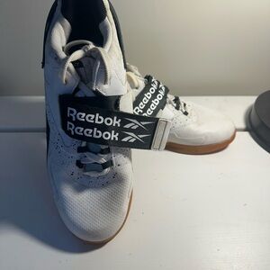 Reebok White and Black Athletic Shoes